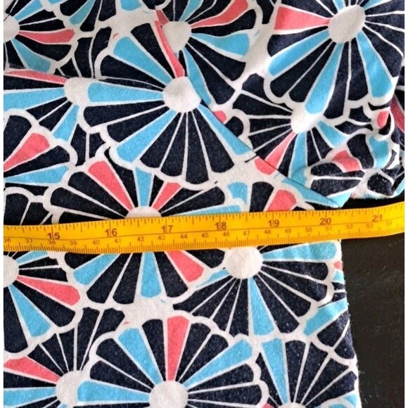 Crown & Ivy Women’s Large Midi Dress Mid Red White Blue Black Colorful Floral - Picture 6 of 6